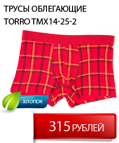 Трусы мужские ТОРРО в СПБ